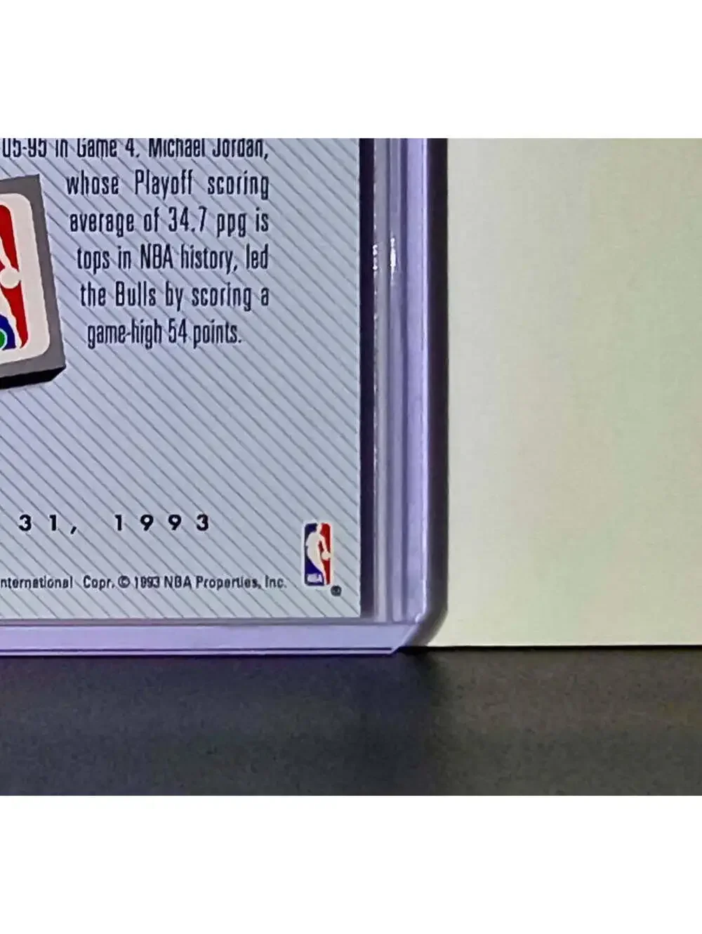 Michael Jordan 1993-94 Skybox Premium Edition NBA on NBC #14 HOF Card Bulls